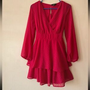 Japna Vibrant Red Dress size M